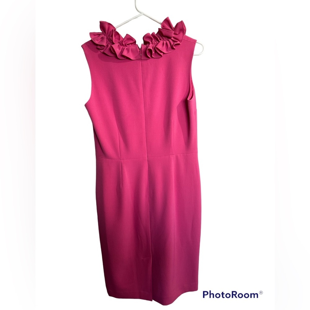 Kasper ruffled collar dress - Picture 2 of 5